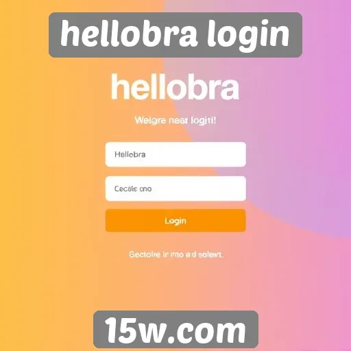 Tutorial de acessibilidade no hellobra login