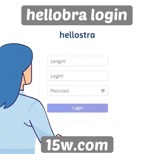 Funcionamento do sistema de cadastro no hellobra login